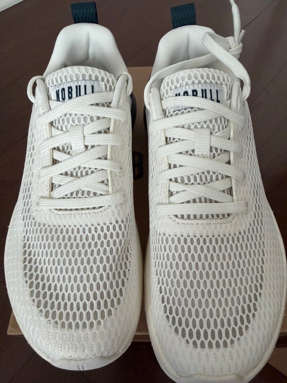 NOBULL Drive Mesh Running Shoe White/Teal - Picture 5 of 7
